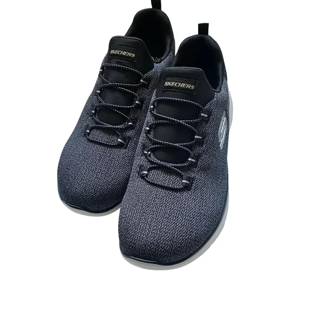 Skechers Mens‎ Black Bungee Slip On Memory Foam Sneaker   8.5 NWOB Wide Fit